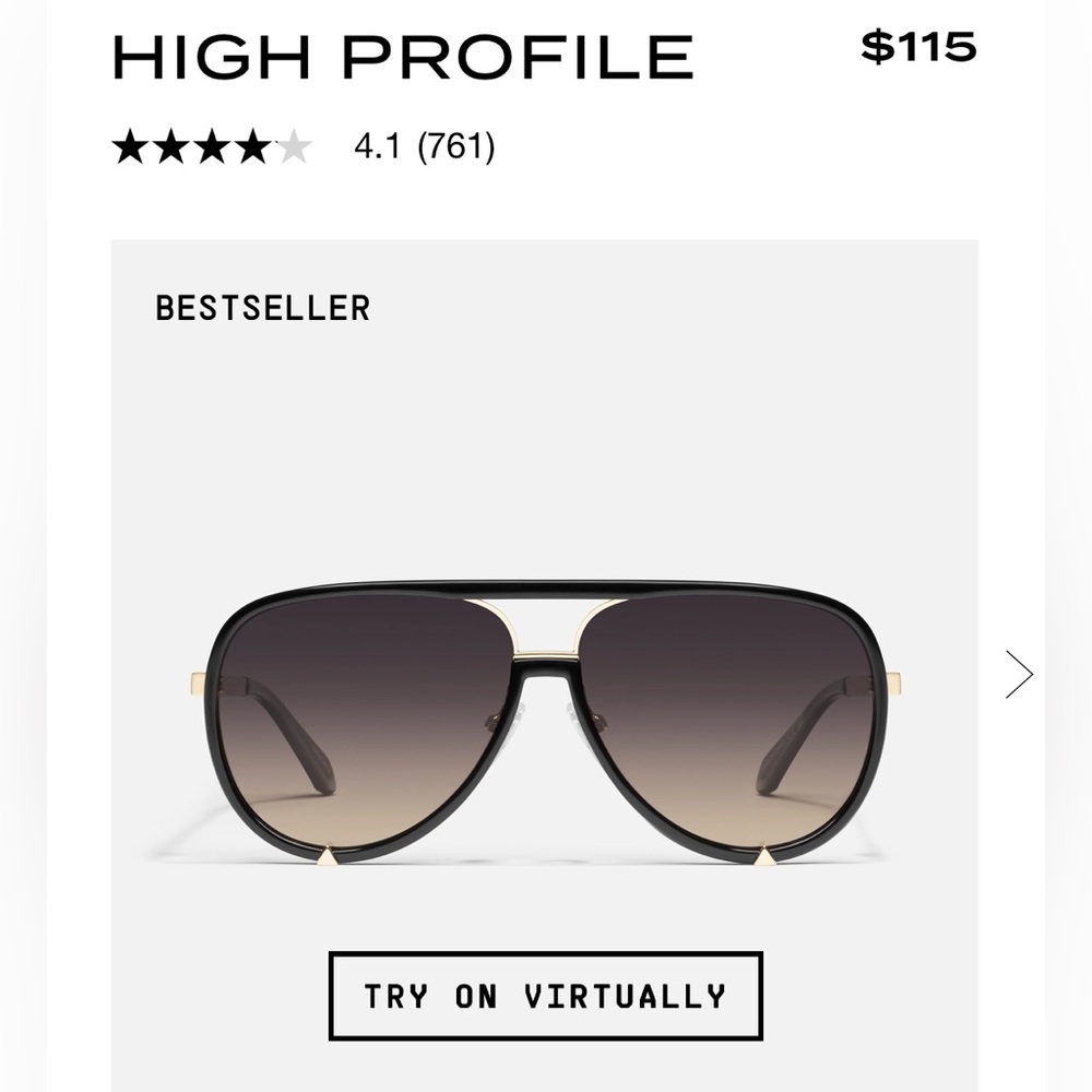 QUAY High Profile Polarized Glasses